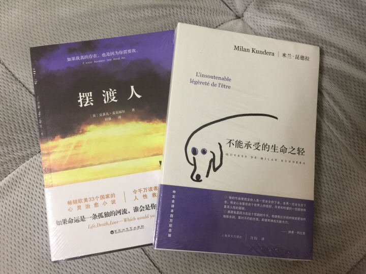 摆渡人+不能承受的生命之轻（套装共2册） 晒单图