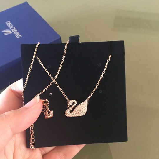 施华洛世奇项链:蛮好看,不知道会不会掉钻。总