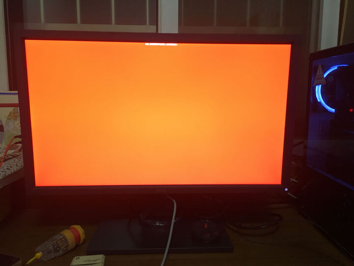 明基XL2411:肉眼凡胎,目前还没有看出坏点之