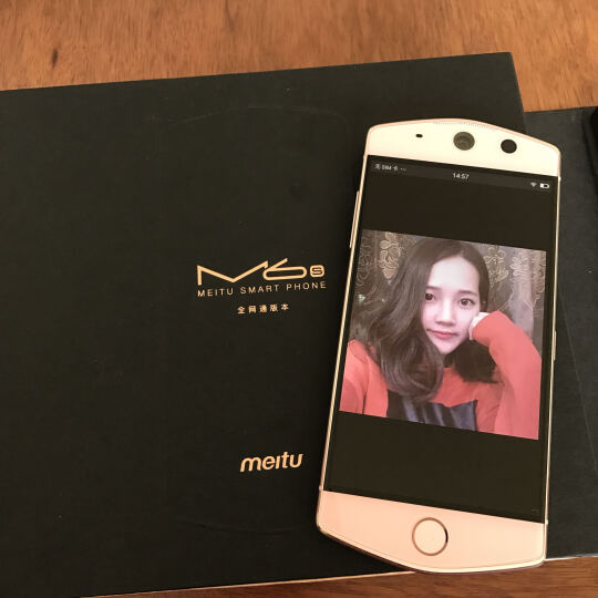 【标配版】Meitu/美图 M6s（MP1512）4GB+64GB 樱花粉 自拍美颜 全网通 移动联通电信4G手机 晒单图