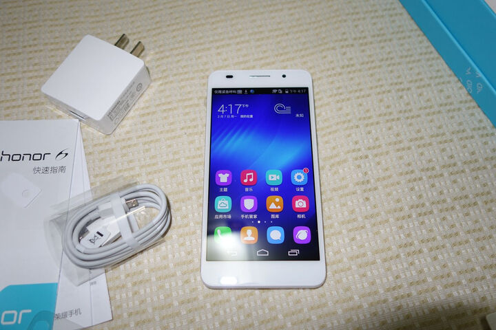 荣耀 6 (白色) 移动高配版 4G手机 TD-LTE\/TD-