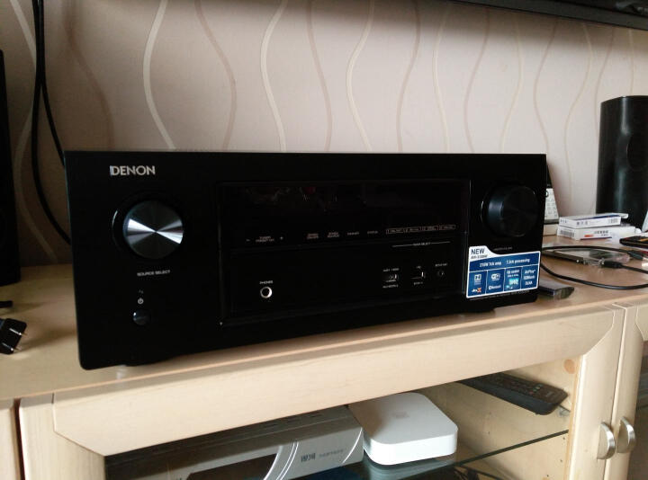 天龙（DENON）AVR-X3300W 音响 音箱 家庭影院 7.2声道AV功放机 杜比全景声DTS:X4K蓝牙WIFI 黑色 晒单图