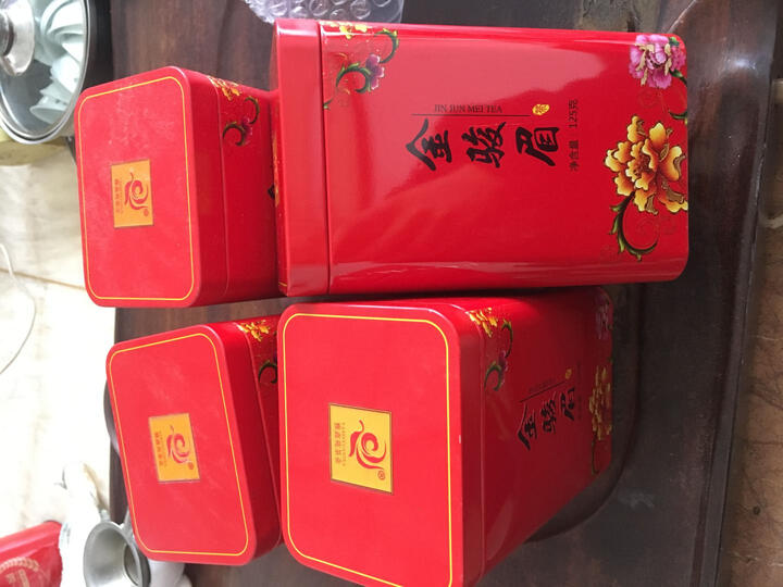 买一送三 金骏眉红茶茶叶罐装共500g 武夷山金俊梅红茶礼盒装散装袋装雅鑫苑雅HA金骏眉 晒单图