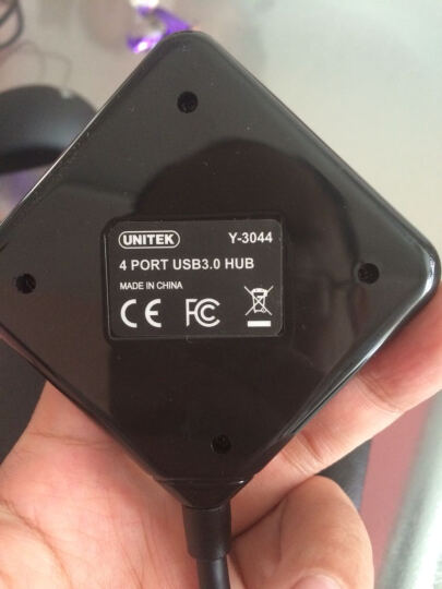 优越者(UNITEK)USB3.0分线器 高速扩展一拖四多接口0.8米 笔记本台式电脑4口集线器HUB转换器 白色Y-3050D 晒单图