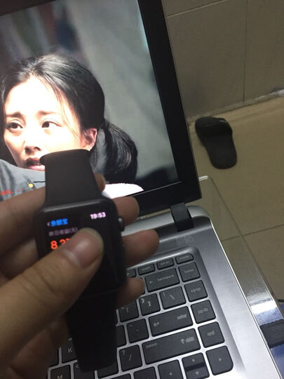 Apple Watch Series 1 智能手表(42毫米玫瑰金色铝金属表壳 粉砂色运动型表带 防水溅 蓝牙 MQ112CH/A) 晒单图