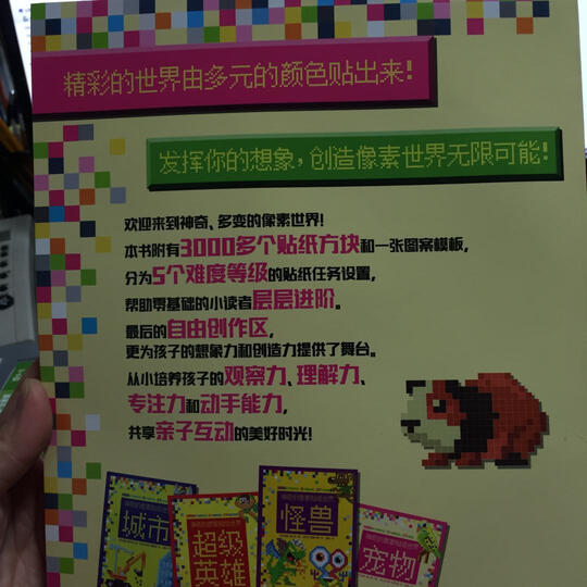 神奇的像素贴纸世界 城市(全彩) 晒单图