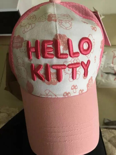 凯蒂猫（HELLO KITTY）儿童网眼棒球帽 KT4063 粉色 52cm 晒单图