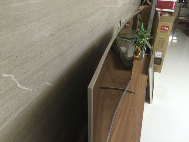 TCL D55A930C 55英寸 HDR超薄4K曲面 64位30核智能液晶电视机(黑色) 晒单图