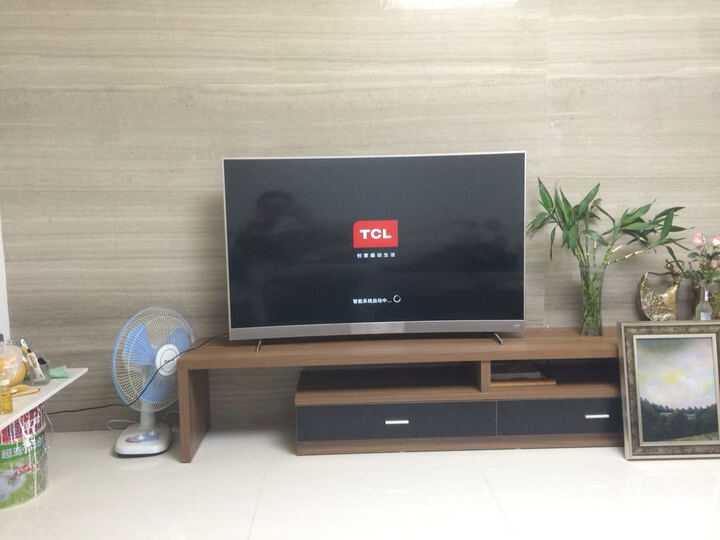 TCL D55A930C 55英寸 HDR超薄4K曲面 64位30核智能液晶电视机(黑色) 晒单图