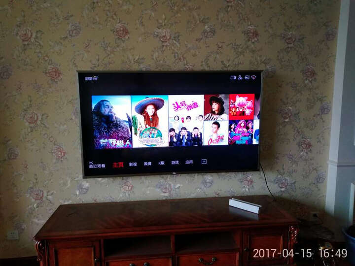 TCL 65A730U 65英寸 30核人工智能纤薄金属机身HDR 4K液晶电视机(锖色) 晒单图