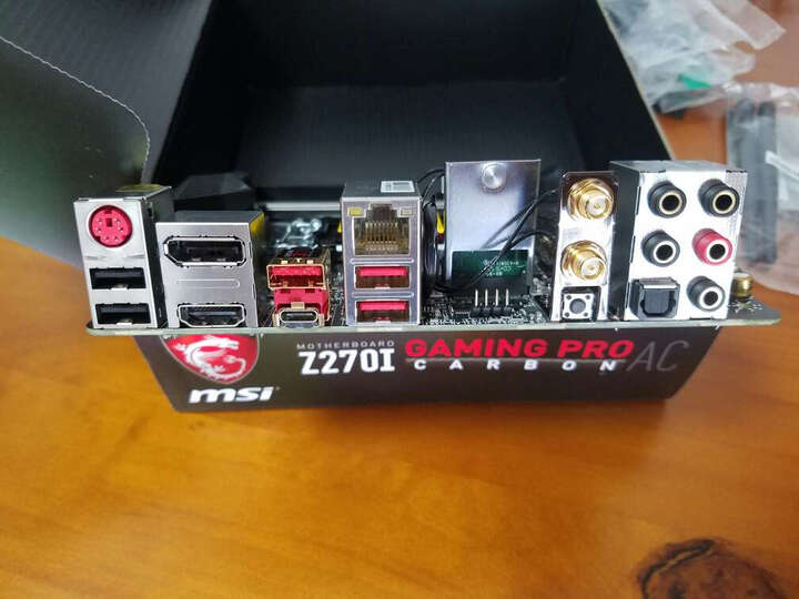 微星(MSI)Z270I GAMING PRO CARBON AC主板(Intel Z270/LGA 1151)带GAMING无线网卡 晒单图