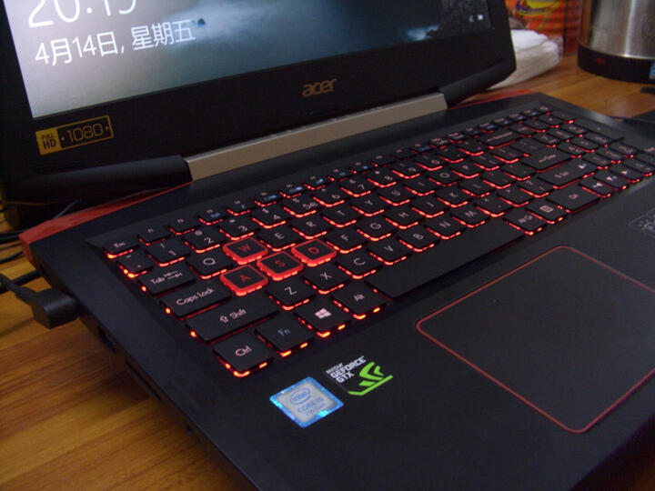 宏碁(Acer)暗影骑士3 VX5 15.6英寸游戏笔记本(i5-7300HQ 8G 128G SSD+1T GTX1050 2G独显 Win10 IPS) 晒单图