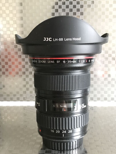JJC 相机遮光罩 替代EW-88 适用于佳能EF 16-35 F2.8L II USM镜头800D 200DII 760D 850D 750D配件 EW-88 晒单图