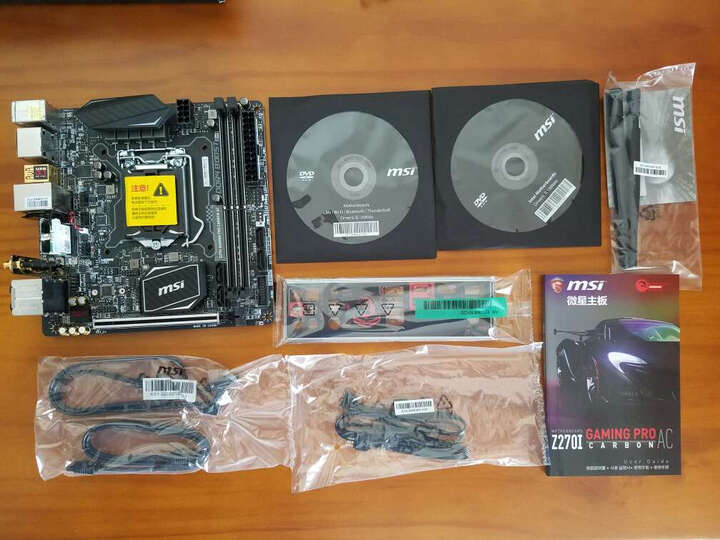 微星(MSI)Z270I GAMING PRO CARBON AC主板(Intel Z270/LGA 1151)带GAMING无线网卡 晒单图