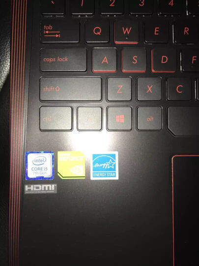 华硕(ASUS) 飞行堡垒尊享版二代FX53VD 15.6英寸游戏笔记本电脑(i5-7300HQ 8G 128GSSD+1T GTX1050 独显)红黑 晒单图