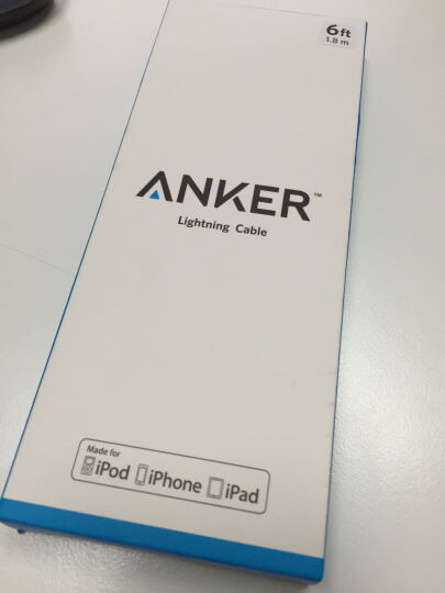 Anker安克 MFi认证 7/6/5s苹果数据线 1.8米尼龙银 手机充电器线电源线 支持iphone5/6s/7P/SE/ipad airmini 晒单图