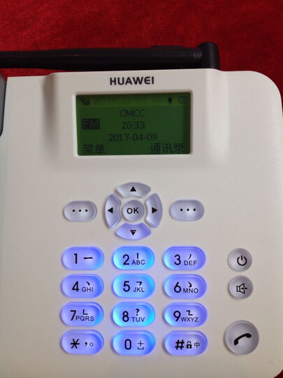 华为(HUAWEI)F317 无线固话座机 插卡电话机 移动联通手机卡白色 晒单图