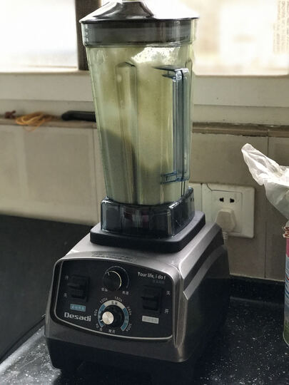 德国德萨帝(Desadi)破壁机家用全自动多功能豆浆辅食米糊冰沙干磨绞肉榨汁破壁料理机 深灰金 晒单图