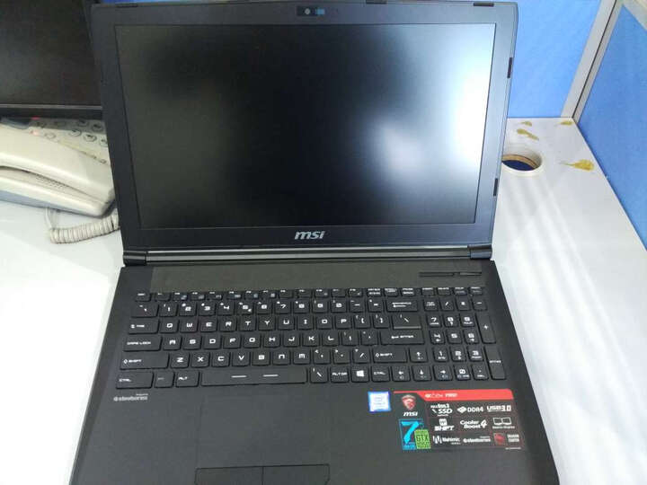 微星(MSI)GL62M 7RD-223CN GTX1050 15.6英寸游戏笔记本电脑(i7-7700HQ 8G 1T+128G SSD 赛睿游戏键盘)黑 晒单图