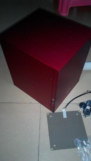 乔思伯（JONSBO）C2 红色 MINI机箱（支持24.5*21.5CM尺寸内主板/全铝机箱/ATX电源/80MM高内散热器） 晒单图
