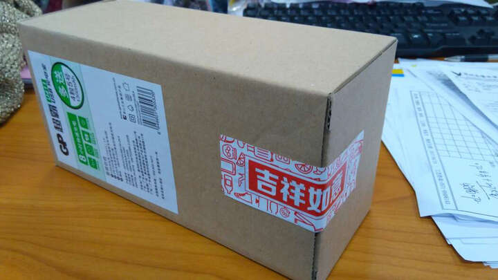 超霸(GP)GPU421USB200-2IL4 可充5号7号电话遥控器相机玩具体重秤血压仪USB充电器2000毫安充电电池4节装AA 晒单图