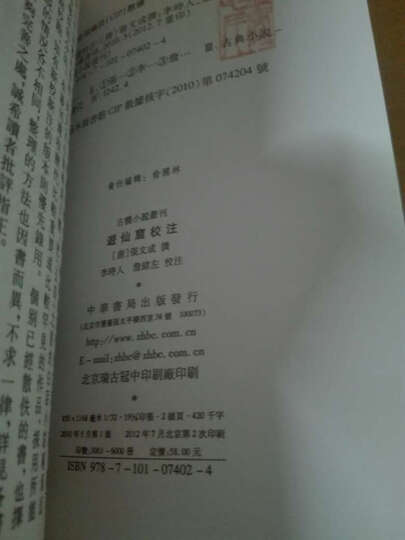 古体小说丛刊:游仙窟校注 晒单图