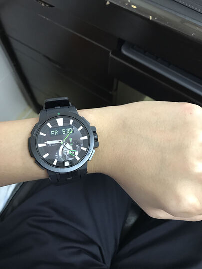 卡西欧(CASIO)手表 PROTREK 男士太阳能登山户外指南针运动手表 电波石英表 PRW-7000-1A 晒单图