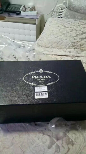 PRADA 普拉达 男士黑色牛皮商务平底休闲鞋正装皮鞋 2DD131 MGV F0002 7.5/41.5码 晒单图