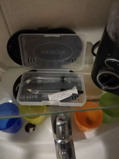 洁碧（Waterpik）冲牙器/水牙线/洗牙器/洁牙机 非电动牙刷 家用台式超效型炫黑版 WP-112EC 晒单图