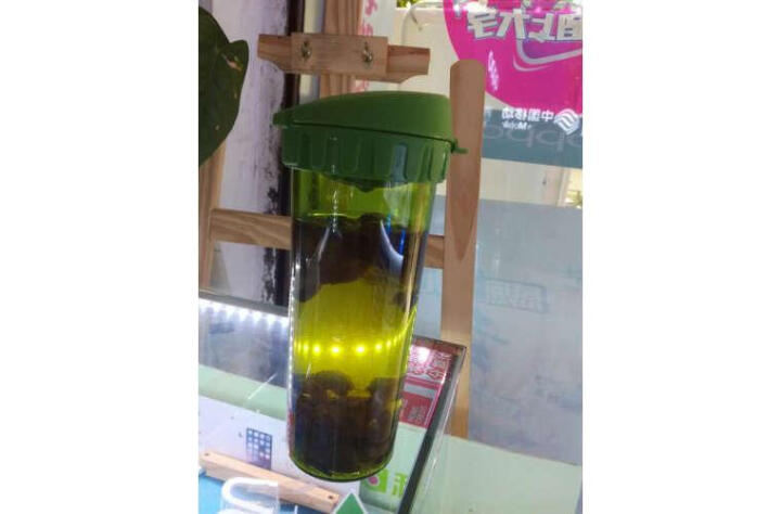 特百惠（Tupperware）茶韵塑料随心水杯子500ml青苔绿 晒单图