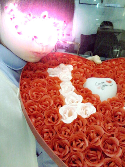 圣诞节礼物创意情人节礼物仿真鲜花速递创意礼