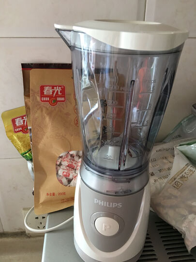 飞利浦（PHILIPS）料理机 家用多功能便携式迷你mini榨汁机可搅拌切碎带过滤网可拆卸 HR2874/00 晒单图