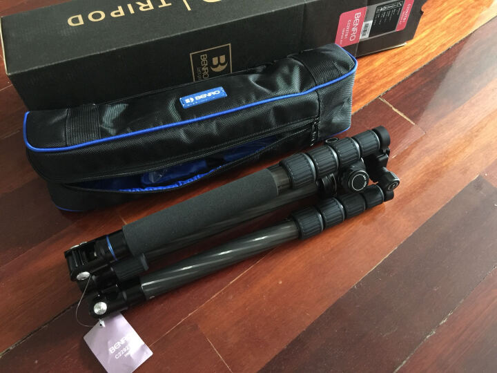 百诺(Benro)C2292TB1 QIHM-8X高强碳纤维 反折 可转独脚架 专业便携旅游天使2代单反三脚架云台 晒单图