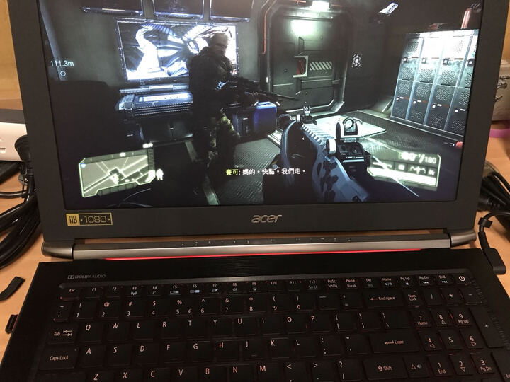 宏碁(Acer)暗影骑士3 pro vn7 GTX1060 15.6英寸游戏笔记本电脑(i5-7300HQ 8G 256GSSD+1T 6G独显 IPS) 晒单图