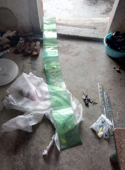 立都（LIDU）空调门帘子隔断夏季店铺家用防冷气皮挡风商用塑料pvc软透明防蚊 高清透明绿色/米 2.0mm厚度每米高单价 晒单图
