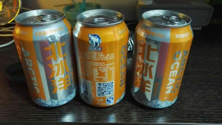 北冰洋橙汁汽水330ml*6听:味道还行,就是不知