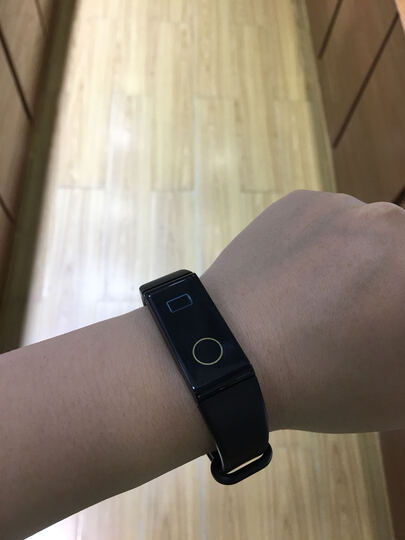 拉卡拉智能手环 自定义五彩TPE材质亲肤腕带 翡翠蓝 晒单图