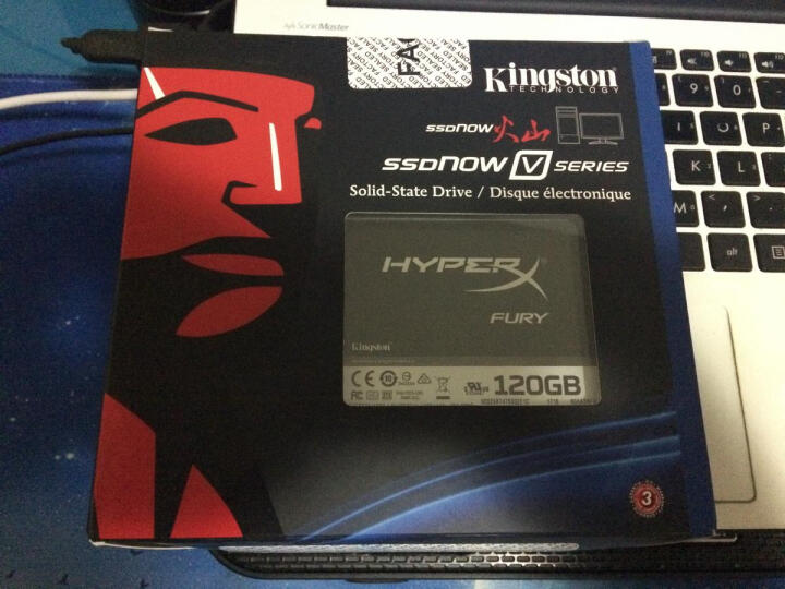金士顿(Kingston)HyperX Fury系列 120G SATA3 固态硬盘 晒单图