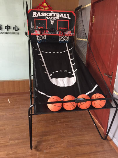 成人儿童投篮机篮球机室内户外游戏篮球架 赠品篮球 单拍不发 晒单图
