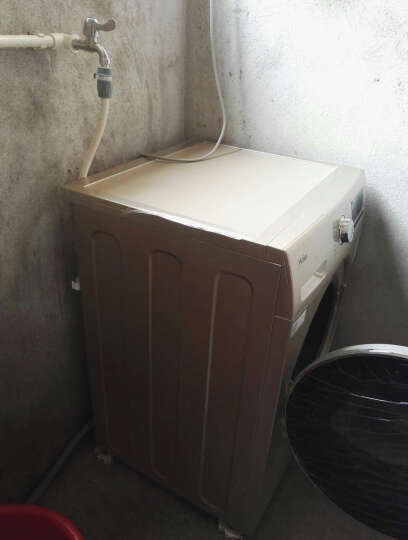 海尔（Haier) 滚筒洗衣机全自动 8公斤变频 洗烘一体 智能APP控制 防霉抗菌窗垫EG8014HB39GU1 晒单图