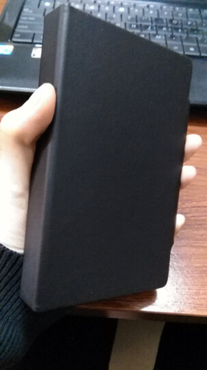 航世(B.O.W)HB088 可折叠带鼠标触控功能无线蓝牙键盘 ipad平板手机多设备通用办公键盘 灰色 晒单图