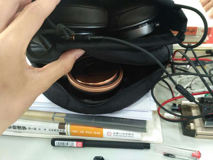 先锋(Pioneer)SE-MX8-S 可折叠便携头戴 手机HIFI 强劲重低音 通话耳机 银色 晒单图