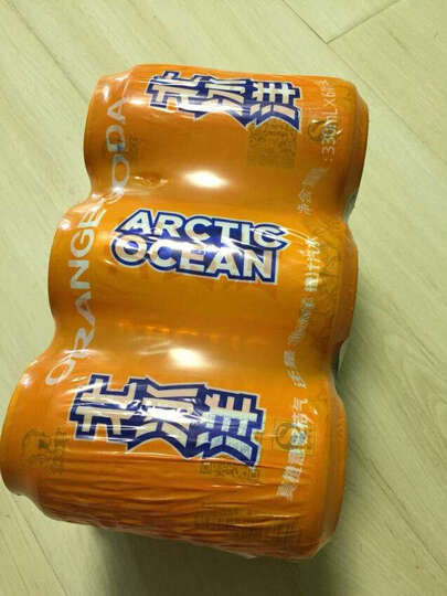 北冰洋橙汁汽水330ml*6听:味道还行,就是不知