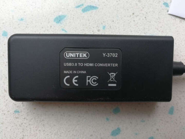 优越者（UNITEK）usb转hdmi转换器 usb3.0外置显卡 高清接口多屏转接头 电脑连接高清电视显示器转接线Y-3702 晒单图