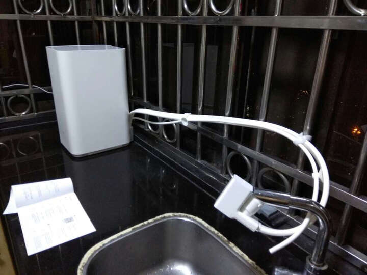 小米(MI)净水器厨上式 家用净水器 RO反渗透大流量直饮低废水 不漏水专利 智能提醒自助更换滤芯更便捷 晒单图
