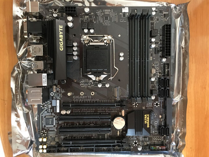 技嘉b250md3h接口图解,技嘉b250m-d3h 技嘉(gigabyte)b250m-d3h 主板 (intel b250/lga 1151) 晒单图