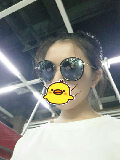 威古氏(VEGOOS)太阳镜女款偏光大框驾驶墨镜6118 砂粉框女神紫 晒单图