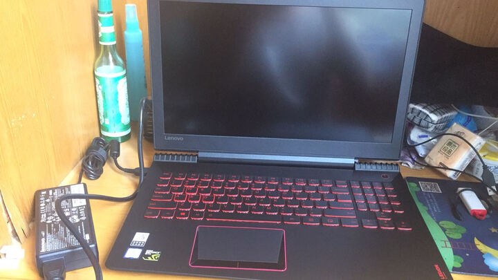 联想(Lenovo)拯救者R720 15.6英寸大屏游戏笔记本电脑(i5-7300HQ 8G 1T+128G SSD GTX1050Ti 4G IPS 黑) 晒单图