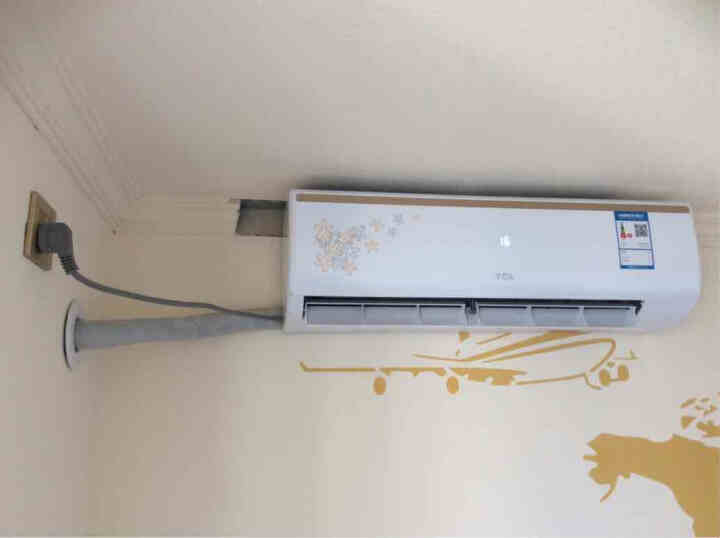 TCL空调 1匹 定速冷暖 快速制冷 壁挂式空调 家用家电 卧室 空调挂机 (KFRd-23GW/BF33-I) 晒单图