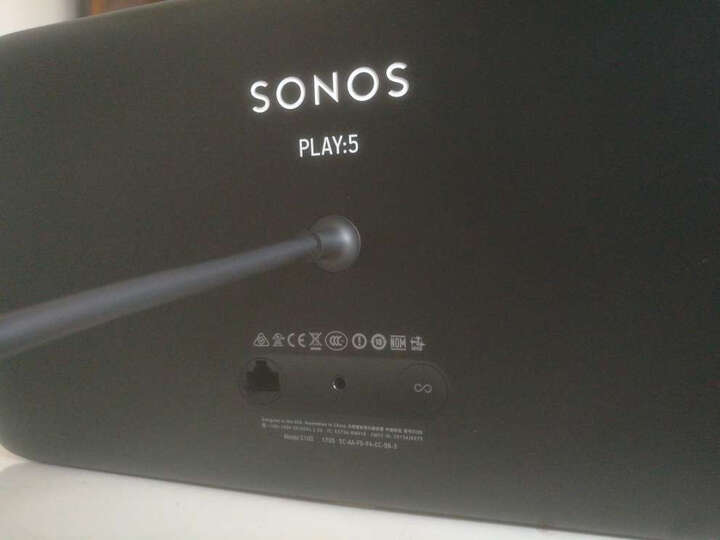SONOS PLAY:5音响 音箱 家庭智能音响系统 WiFi无线 智能音响 (黑色) 晒单图